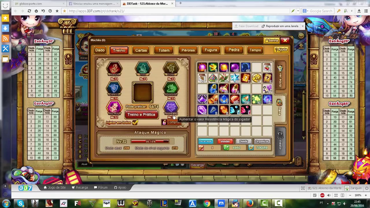 ACC A VENDA... ( BOB GAMER SERV 21 ) DDTANK BR 337