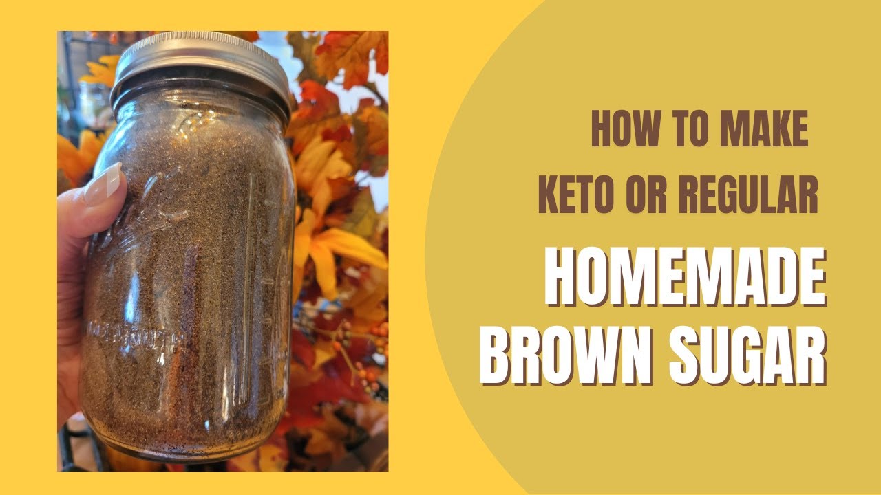 How To Make Homemade Brown Sugar | Regular and Keto Brown Sugar