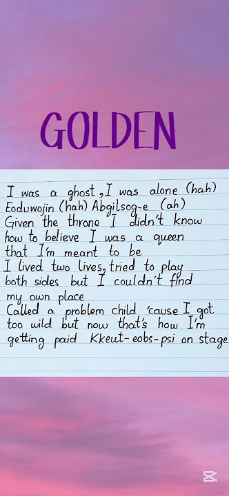 Golden(lyrics) - Huntrix | K-pop demon hunters #lyrics #music #kpop #golden #song #netflix written