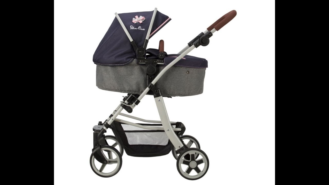 silver cross pioneer dolls pram grey