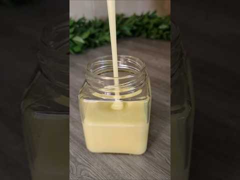 حليب مكثف محلى بثلاث مكونات بس