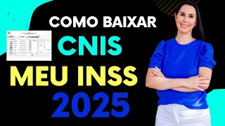 How to download the INSS CNIS 2025