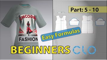 Part 5: Place Patterns on an Avatar and Sew Them CLO 3D (Beginners)
