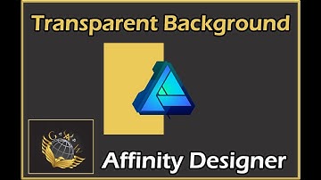 How to export PNG With A Transparent Background In Affinity Designer