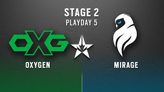 Oxygen vs Mirage \/\/ North American League 2022 - Stage 2 - Playday #5