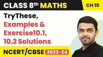 Visualising Solid Shapes - Examples & Exercise10.1, 10.2Solutions | Class 8 NCERT Maths Chapter 10
