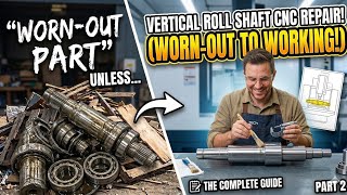 Vertical Roll Shaft CNC Repair Shop part 2