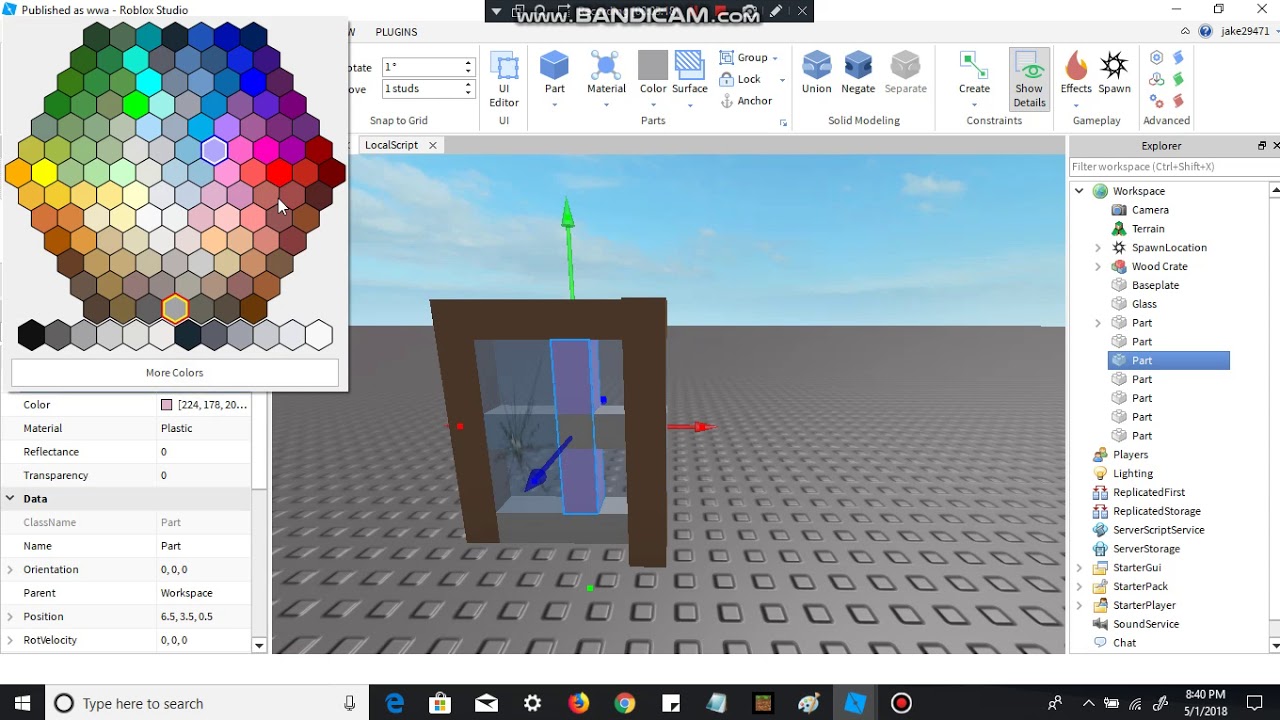 Window Model Roblox Brown Broken Window (Roblox Studio Build) - YouTube