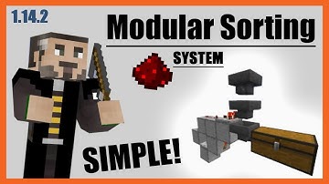 Minecraft 1.14.2 Modular Sorting System go big go very very big!