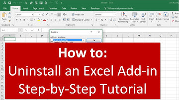 Cómo desinstalar y eliminar por completo un complemento de Excel