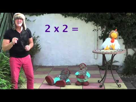 2 x table - Lesson 2 - The Two Times Table - multiplication song simply for children - Times Tables