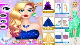 ice princess dressup makeup (happy melon doll games video stylish Raj
