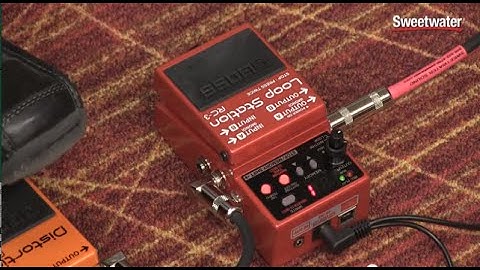 Boss RC-3 Loop Station Looper Pedal Review - Sweetwater Sound