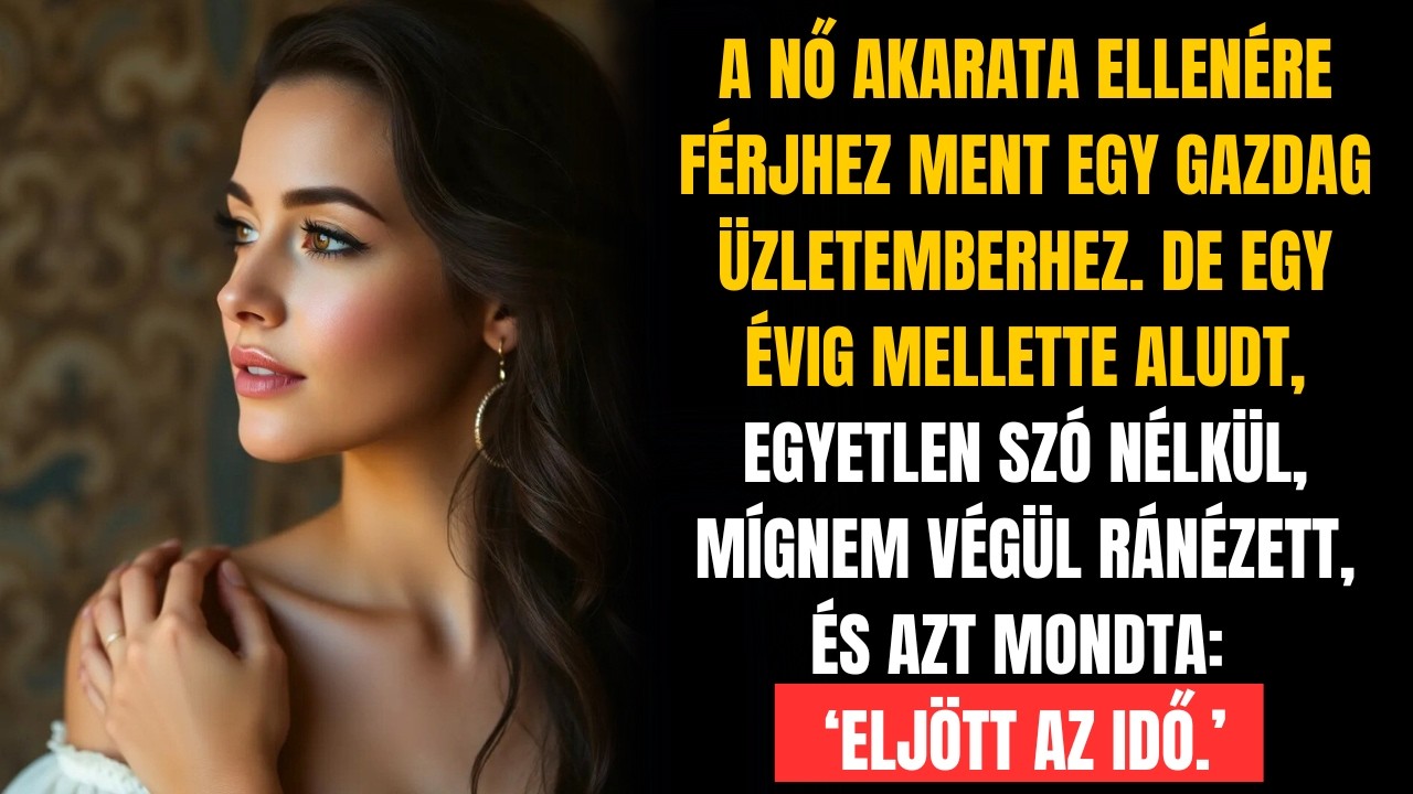 EGY ÉVIG ALUDT MELLETTE SZÓ NÉLKÜL, MÍGNEM VÉGÜL CSAK ENNYIT MONDOTT: ‘ELJÖTT AZ IDŐ…’