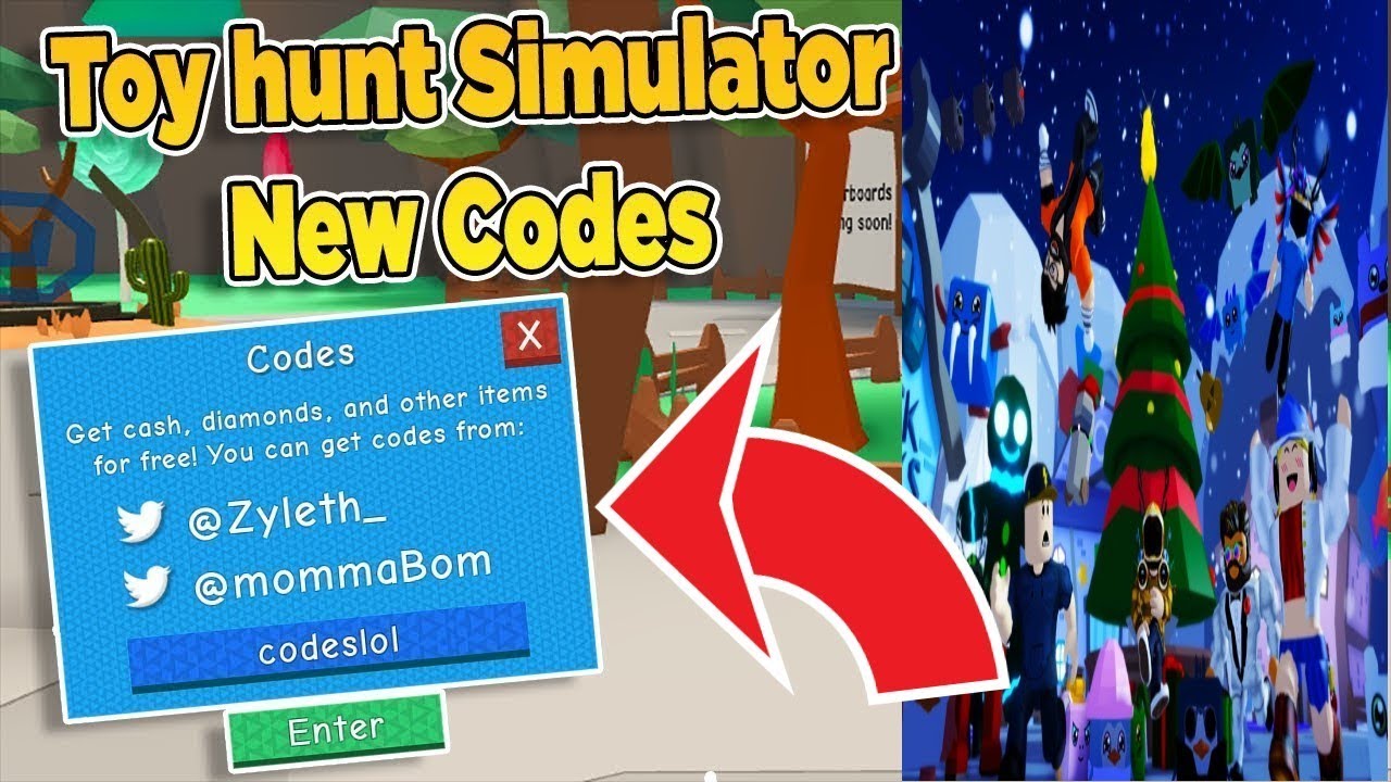 New Codes In Toy Hunt Simulator Roblox Youtube - new toy hunt simulator codes 2019 huge update roblox youtube
