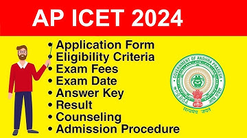 AP ICET 2024 - Eligibility Criteria, Exam Date, Application form, Syllabus
