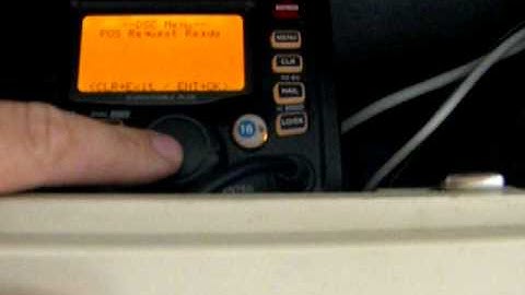 Postion Request Feature of a DSC Equipped VHF Radio
