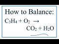 Balancing Chemical Equations