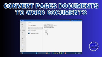 How to Convert Pages Documents to Microsoft Word Documents on Windows 11