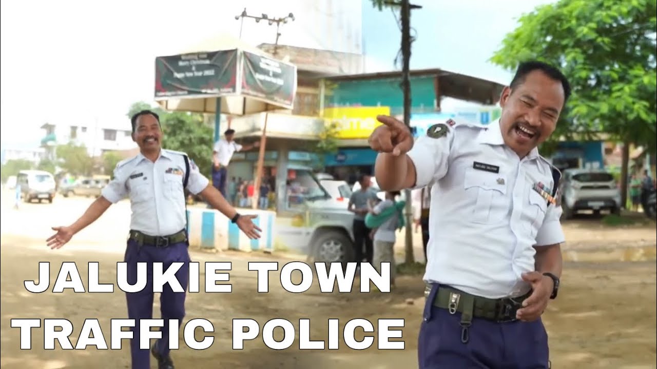 Viral video jalukie   Nagaland Traffic Police Singing  Dancing   At world music Day at jalukie