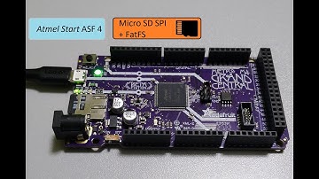 Adafruit Grand Central M4 SAMD51 Micro SD with SPI + FatFs example in Microchip Studio 7