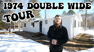 Renovated 1970s Double Wide Mobile Home House Tour