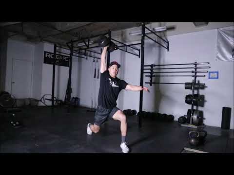 Dumbbell Hang Split Snatch