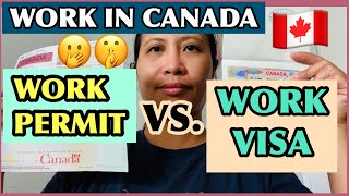 CANADA WORK VISA VS. WORK PERMIT| Know the Difference| Work in Canada| Life in Canada