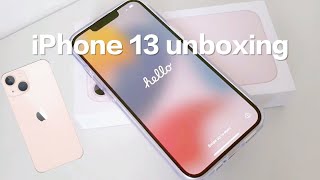 2022 iPhone 13 unboxingPink