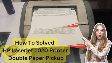 How To Fix HP Laserjet 1020 Printer Double Paper Pickup | @BMTechnologyChannel