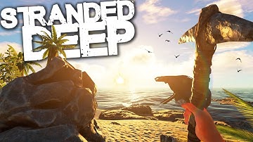 Stranded Deep | Survival Part 19 | WE KILLED A GREAT WHITE SHARK!! (Experimental)