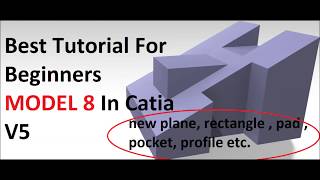 tutorial for beginners in catia v5 | model 8 | part design Wealth