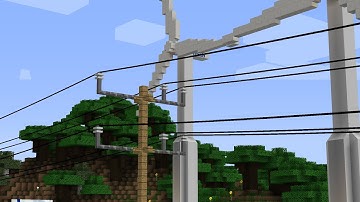 POWER LINES IN MINECRAFT 4 (Minecraft World Showcase)