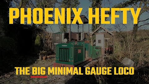 The Amazing 7 1/4" Gauge Hefty Locomotive from Phoenix. Over Four Years Use on The Ivy Railway.