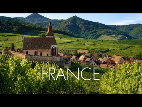 France AMAZING Beautiful Nature with Soothing Relaxing Music, 4k Ultra HD by Tim Janis