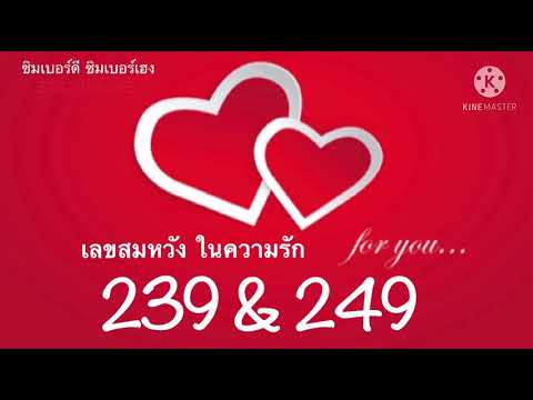#ความหมายตัวเลข239 #ความหมายตัวเลข249 #เลขสมหวังในความรัก #เลขสมหวังความรัก ##เลขเมตตามหานิยม