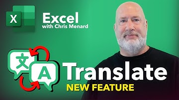 Excel TRANSLATE Function: New Feature