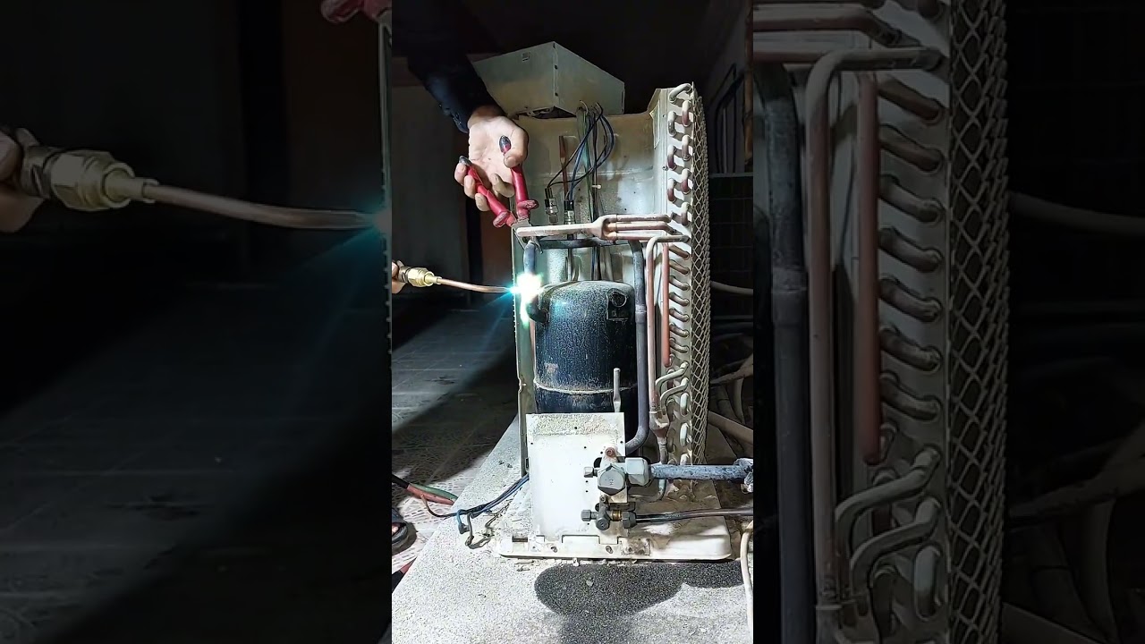 How to change 3 ton AC compressor 