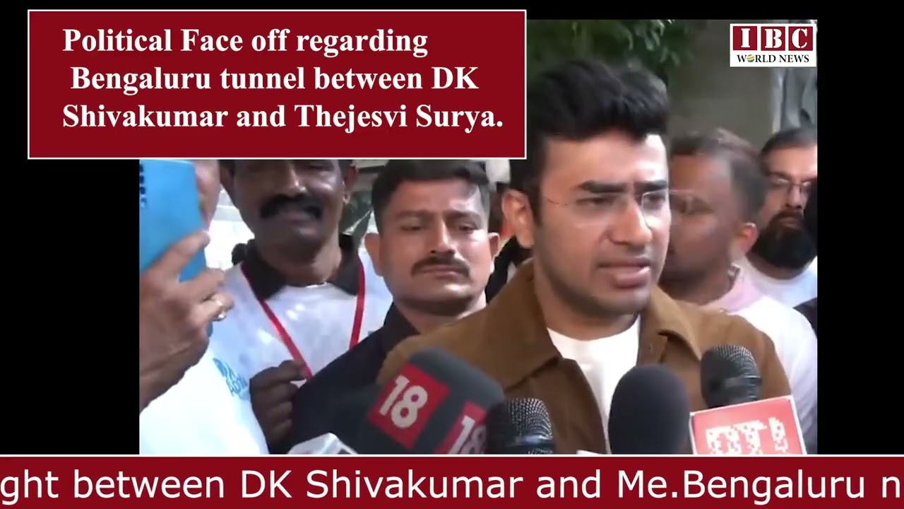 IBC World News: Tejasvi Surya Slams Bengaluru Tunnel Project, Urges Collaborative Mobility Planning.
