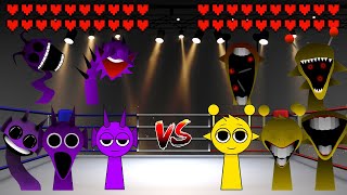 Durple Sprunki Monster Evolution vs Simon Sprunki Monster Evolution! Meme battle