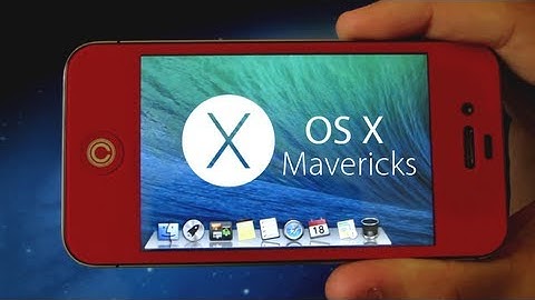 How to get OS X Mavericks on iPhone/iPod Touch (Cydia Theme)