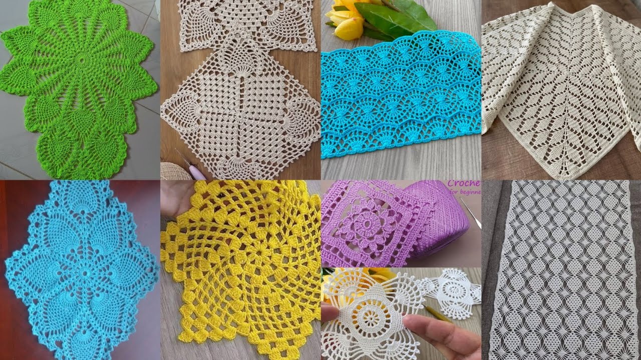 Most beautiful and trending crochet laces & stitches new design 2025 - 2026