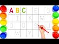 Learn ABCD A to Z | A for Apple 🍎 | B for Ball ⚽ | ABC Song | Rhymes Collection | Preschool Learning