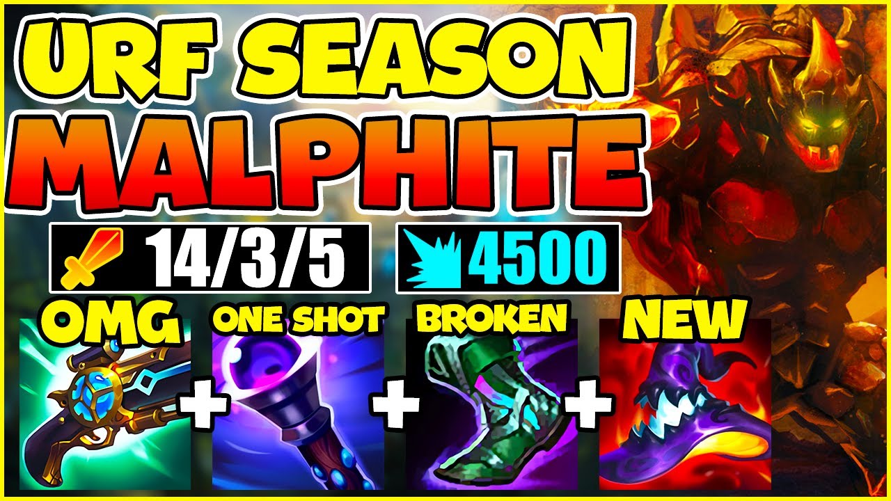 Malphite.exe | Malphite URF 2024 GamePlay | Dominate URF with Malphite | League of Legends Gameplay