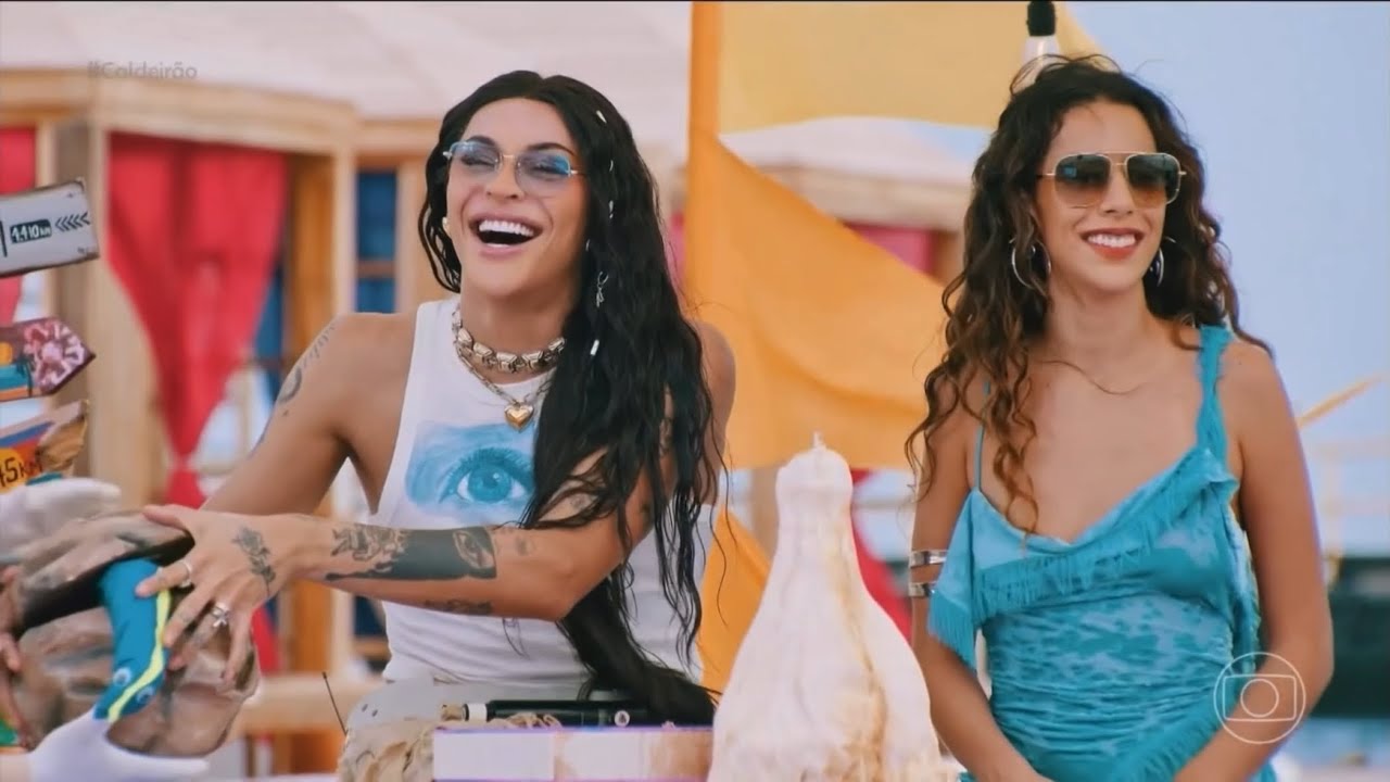 Pabllo Vittar e Marina Sena no Caldeirão com Mion no Caribe 29/06/2024