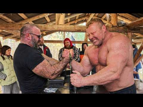 Tsyplenkov vs. Gigant, Master of Sports of International Class. Wrestling. Denis took the fight.