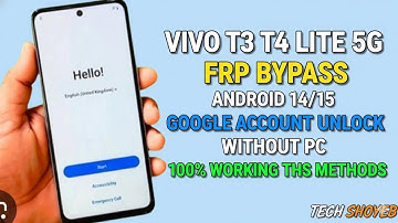 “Vivo T3/T4 Lite 5G FRP Bypass Android 14 | 100% Working Without PC | Google Account Unlock Guide”