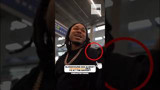 Bloodhound Q50 Almost Crashes Out On A Cheeky YC At The Airport. 😳🗣️ #bloodhoundliljeff #chiraq
