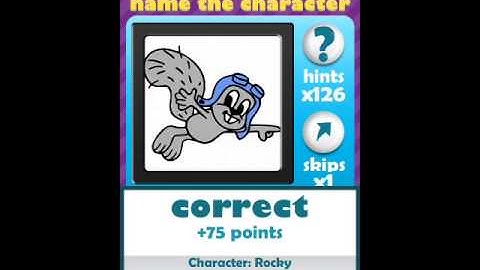 Quiz Craze Characters (QC Character) Answers - Main Game: Level Ten