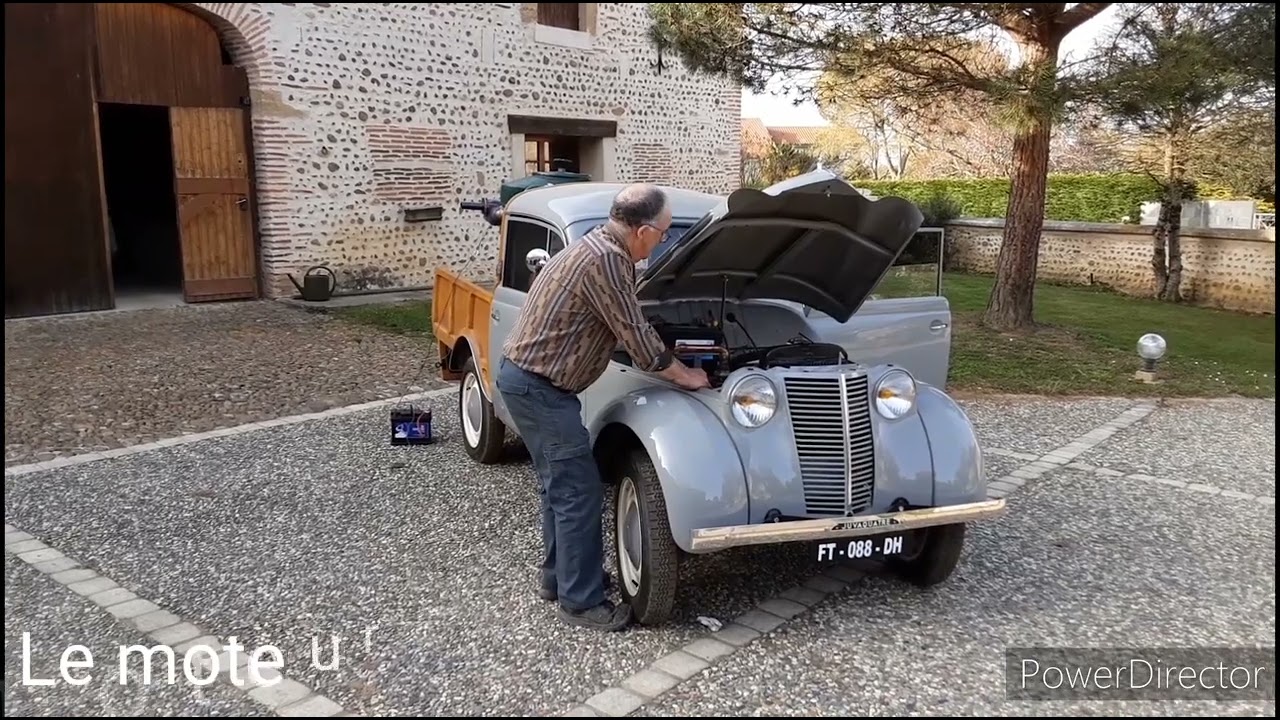 démarrage d'JUVA 4 Gazogène